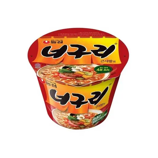 너구리 큰사발 사용자 등록 사진
