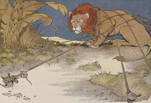 사자와 쥐 사용자 등록 사진