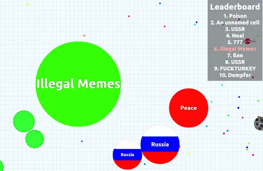 Agar.io 사용자 등록 사진