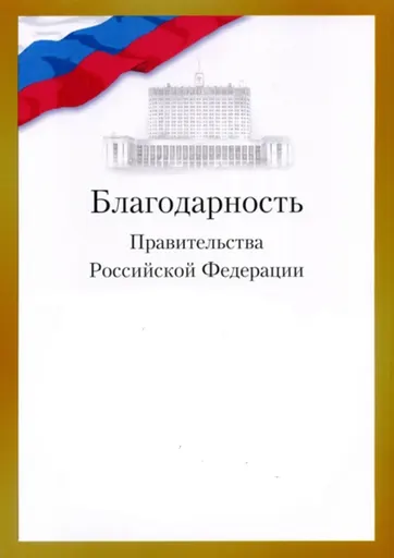 Commendation of the Government of Russia 사용자 등록 사진