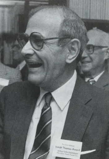Arthur Ochs Sulzberger 사용자 등록 사진