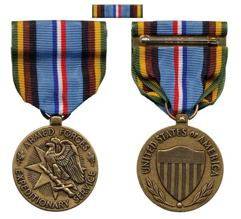 Armed Forces Expeditionary Medal 사용자 등록 사진