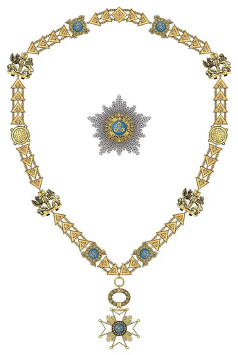 Grand Cross with Collar of the Order of the Three Stars 사용자 등록 사진
