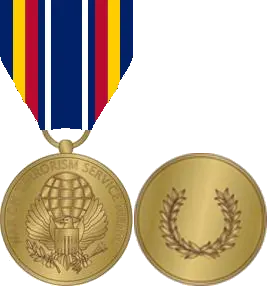 Global War on Terrorism Service Medal 사용자 등록 사진