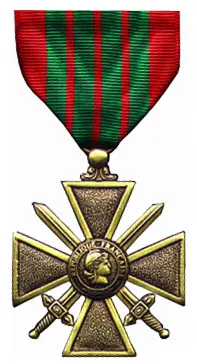 Croix de guerre 1939–1945 사용자 등록 사진