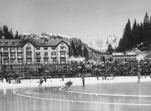 speed skating at the 1956 Winter Olympics 사용자 등록 사진