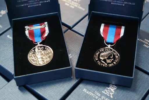 Queen Elizabeth II Platinum Jubilee Medal 사용자 등록 사진