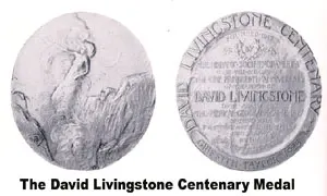 David Livingstone Centenary Medal 사용자 등록 사진