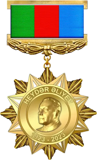 Jubilee medal "100 years of Heydar Aliyev (1923-2023)". 사용자 등록 사진